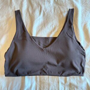 Lululemon Align Reversible Bra V Neck Square Neck Expresso M